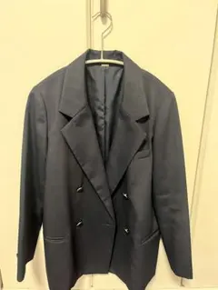 2サイズ金釦ダブルブレザー　紺ブレ