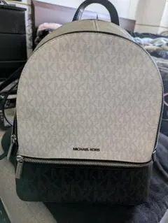 MICHAEL KORS リュック ホワイト/ブラック