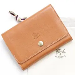 新品 イルビゾンテ 財布 ヤケヌメ 二つ折り かわいい ミニ財布 札入れ ケース