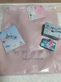 プリキュア一番くじ　D賞トートバッグ+F賞メタルチャーム+H賞