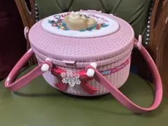 ダッフィー　初期型第三弾 ポップコーンバケット バスケット　ピンク色レア　TDSのサムネイル
