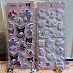 サンリオ　クロミ・マイメロマシュマロシールセット