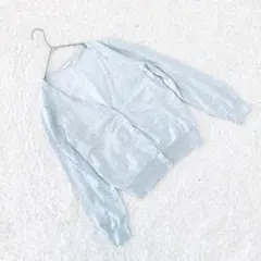 ジーユー GU ニット カーディガン (M) アウター 羽織り Vネック