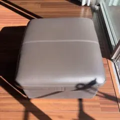 オットマン 本革 ダークブラウン
