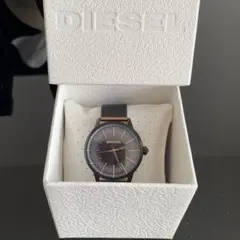 【限定SALE】DIESEL ブラックメッシュ時計　レディースのサムネイル