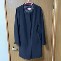 グローバルワーク ロングコート ネイビー L