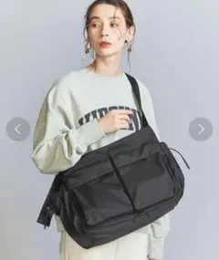 BEAUTY&YOUTH ¥9,900 ダブルフロントポケット ショルダーバッグのサムネイル