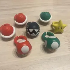 スーパーマリオガチャ ファッションリングコレクション 7つセット