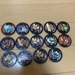 キャラクターコイン 14枚セット　妖怪ウォッチ　メダル　セット　ケース付き