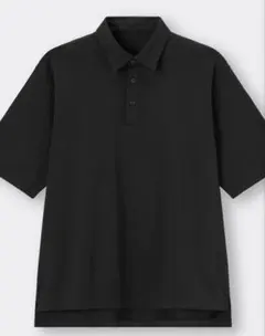 新品タグ付き　メンズ　キッズ　UNIQLO ポロシャツ ブラック XSサイズのサムネイル