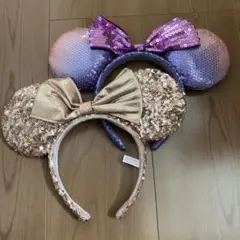 東京ディズニーリゾート スパンコール耳カチューシャ