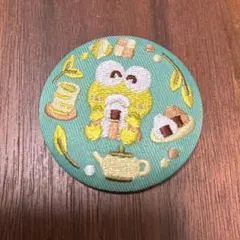 サンリオ キャラクター 刺繍バッジ 約7cm