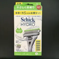 Schick HYDRO 敏感肌用 本体+替刃5コ付き新品未使用のサムネイル