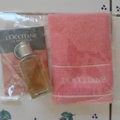 L'Occitane ヴァーベナシャワージェル30mlヘアミルクとタオルセット