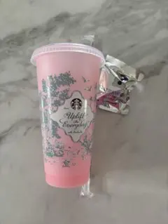 スターバックス　ミステリーカラーチェンジングリユーザブルコールドカップ　ピンク