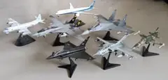 戦闘機・航空機 ミニチュアモデル 7機セット