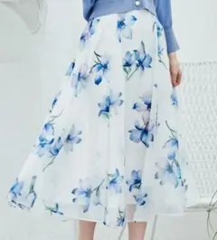 Noela スケルトン花柄スカートのサムネイル