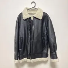 レザー ムートンコート