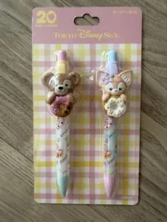 ダッフィー　フィルドウィズジョイ　ボールペン　　　黒2本