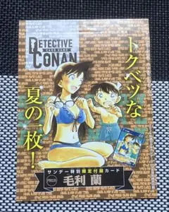 名探偵コナンカードゲーム サンデー 付録 PR035 毛利蘭 プロモ - メルカリ