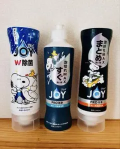 JOY 食器用洗剤 スヌーピー 限定デザイン プロ洗浄 W除菌 3本セット