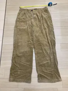 コーデュロイ ワイドパンツ