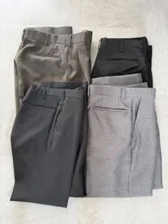 メンズ　スラックス　まとめ売り　セット売り　ブラック グレー パンツ　ボトムスのサムネイル
