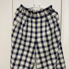チェック柄 長ズボン