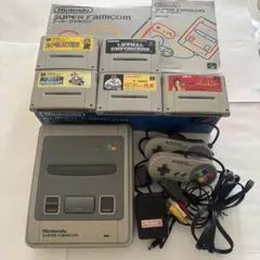 Nintendo Super Famicom 本体とソフト5本セット