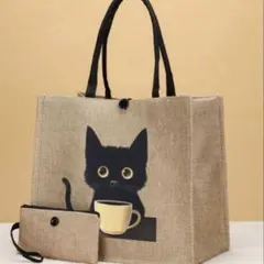 猫イラスト ハンドバッグ