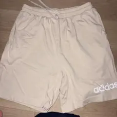 adidas メンズ ハーフパンツ ショートパンツ ベージュ