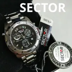 未使用 SECTOR 255 クロノグラフ クォーツ腕時計 SWISS MOVEのサムネイル