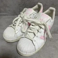 【アディダス】（23.5）スニーカー スーパースター S81136 ピンク