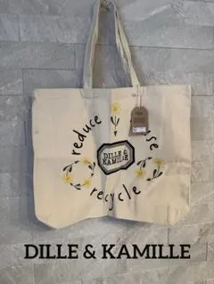 DILLE&KAMILLE エコバッグ　ディルアンドカミーユトートバッグ　新品のサムネイル