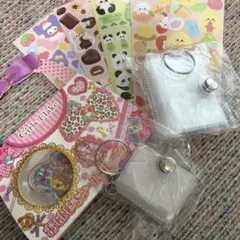 新品　ギャル　おはじきシールフレーク　ミニミニアルバム　キラキラシール　8点　⑤