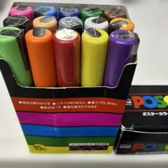 未使用uni POSCA ポスカ PC-5M 15色セット 中字 丸芯のサムネイル