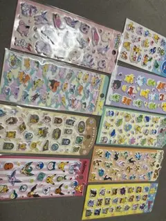 正規品　海外ライセンス　ポケモンシール　9枚セット
