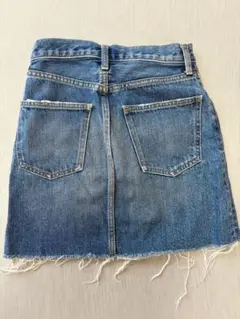 MOUSSY デニムミニスカート フリンジヘム　値下げしました