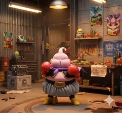 ⭐️【未使用】魔人ブウ フィギュア 約14cm ドラゴンボールZ 海外製 PVC