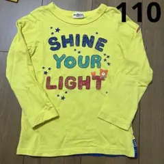 ホットビスケッツ 美品 長袖ロンＴ 子供服 110cm MIKIHOUSE 黄色