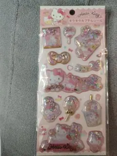 キラキラカプセルシール　ハローキティ