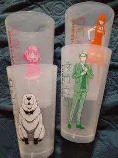SPY×FAMILY プラスチックカップ 4種セット