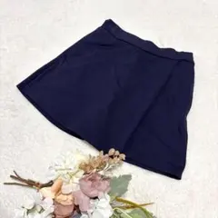 【ジーユー】GU マルチテックラップショートパンツ ネイビー Sのサムネイル