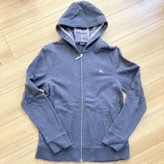 BURBERRY BLACK LABEL パーカー グレー　バーバリー