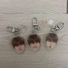 アサヒ　TREASURE 顔アクキー カプセルトイ 喜怒哀楽