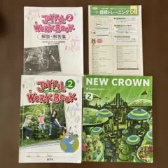 JOYFUL WORK BOOK 2、NEW CROWN 2、語順トレーニングのサムネイル