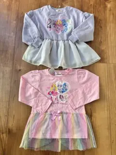 新品】キミとアイドルプリキュア 長袖 トレーナー カットソー 2枚セット 110
