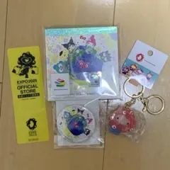 EXPO2027 横浜万博　キーホルダー　メモ帳　缶バッジ　しおり　サンリオ