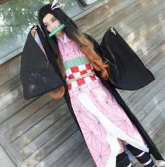 鬼滅の刃 竈門 禰豆子 かまど ねずこ 成人用 コスプレ衣装