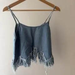 デニムキャミソール　レイヤードのサムネイル